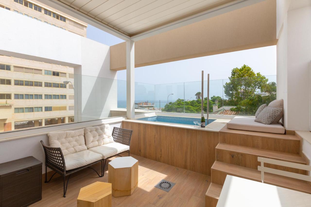 Апартаменты Terraza Del Mar: Apartamento Con Terraza Y Piscina Торремолинос Экстерьер фото