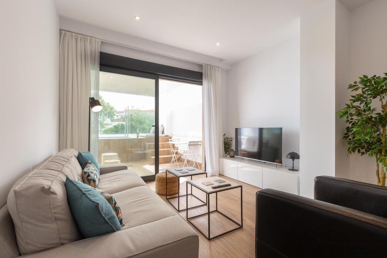 Апартаменты Terraza Del Mar: Apartamento Con Terraza Y Piscina Торремолинос Экстерьер фото